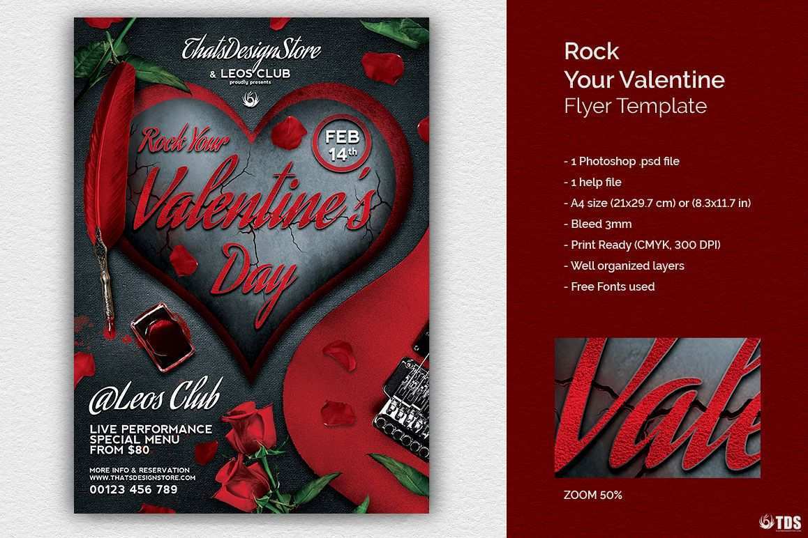 44 How To Create Valentine Flyer Template For Free with Valentine Flyer Template