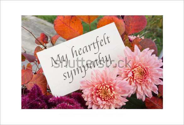 44 Online Sympathy Card Template Free Photo For Sympathy Card Template Free Cards Design Templates