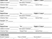 44 Online Travel Itinerary Template California Formating by Travel Itinerary Template California