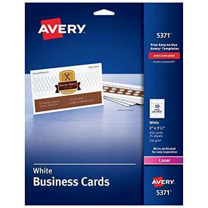 44 Printable Avery Business Card Template 05371 Photo with Avery Business Card Template 05371