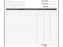 44 Printable Blank Generic Invoice Template Templates with Blank Generic Invoice Template
