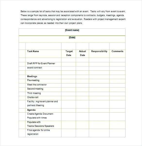 44 Report Conference Agenda Planning Template Download for Conference Agenda Planning Template