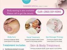 44 Report Spa Flyers Templates Free for Ms Word by Spa Flyers Templates Free