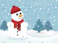 44 Snowman Christmas Card Template Maker by Snowman Christmas Card Template
