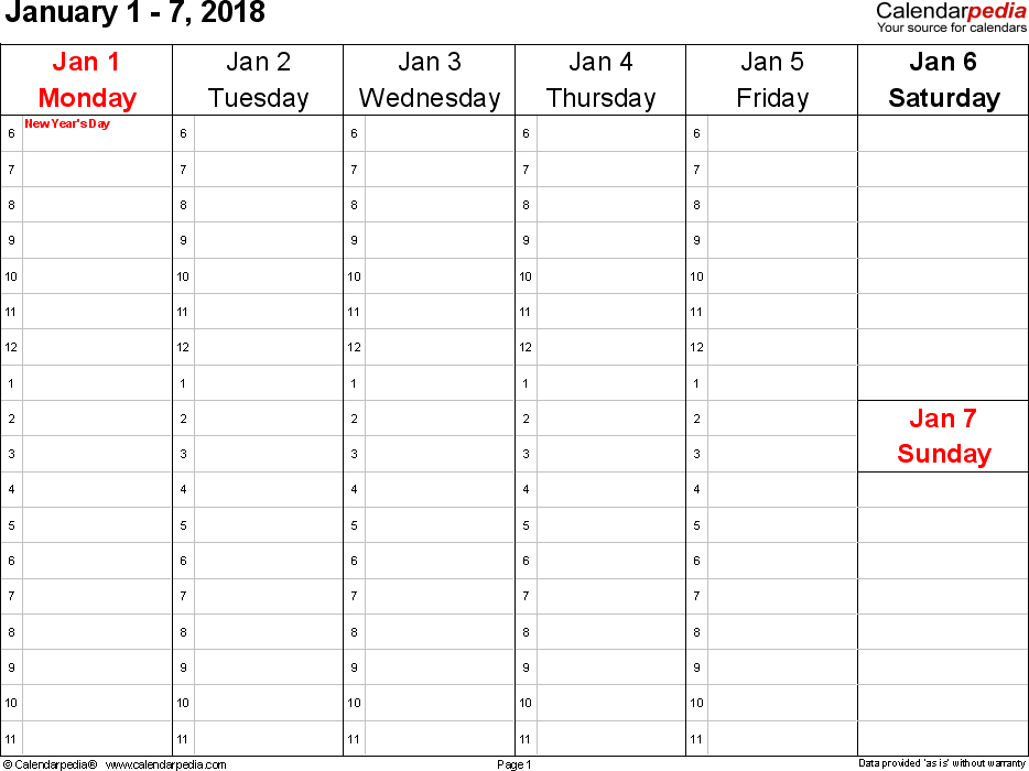 44 Standard Blank Weekly Class Schedule Template Templates with Blank Weekly Class Schedule Template