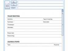 44 Standard Meeting Agenda Template Email Formating for Meeting Agenda Template Email