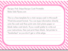 44 The Best 4 X 6 Recipe Card Template For Word Download by 4 X 6 Recipe Card Template For Word