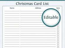 44 The Best Christmas Card List Template Microsoft Word Now for Christmas Card List Template Microsoft Word