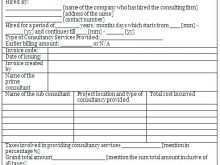44 The Best Consulting Invoice Form For Free with Consulting Invoice Form