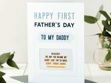 44 The Best First Father S Day Card Template Layouts for First Father S Day Card Template