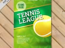 44 Visiting Tennis Flyer Template PSD File with Tennis Flyer Template