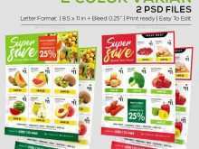 45 Best Supermarket Flyer Template For Free with Supermarket Flyer Template