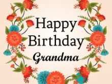 Birthday Card Templates For Grandma