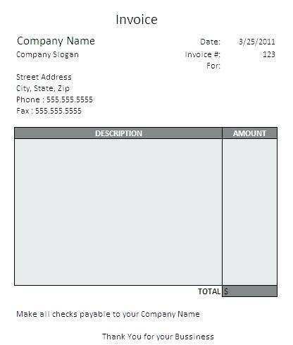 45 Blank 1099 Contractor Invoice Template Layouts for 1099 Contractor Invoice Template
