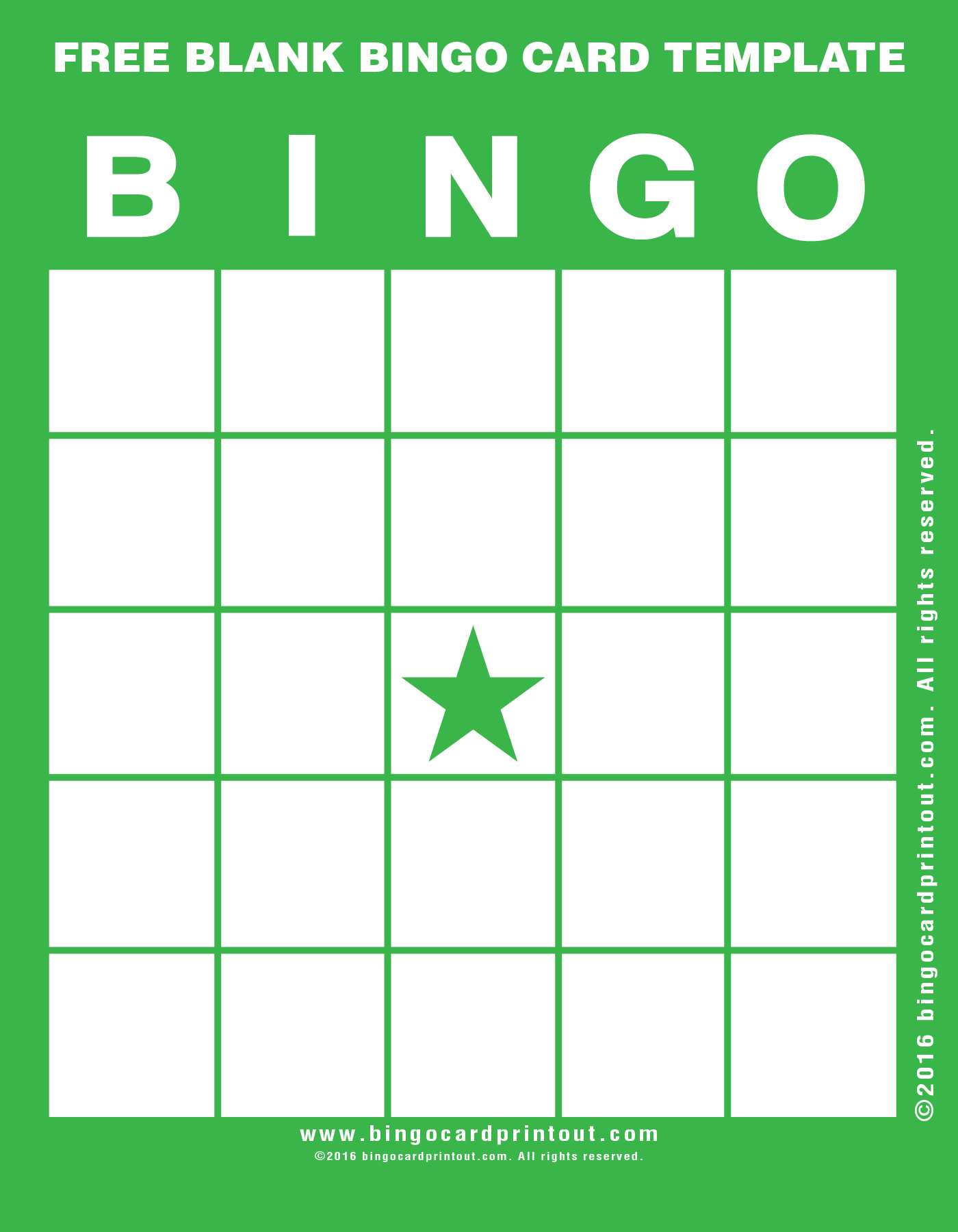 45 Blank Bingo Card Template 5X5 in Photoshop by Bingo Card Template 5X5