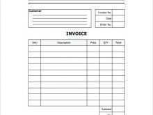 45 Blank Invoice Blank Form Photo with Invoice Blank Form