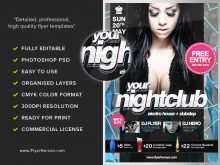 45 Create Free Nightclub Flyer Template With Stunning Design by Free Nightclub Flyer Template