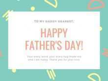 45 Creating Father S Day Card Template For Word With Stunning Design for Father S Day Card Template For Word