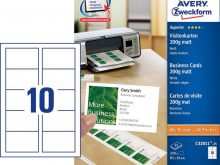 45 Creative Avery Business Card Template C32011 Layouts by Avery Business Card Template C32011