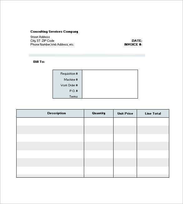 45 Creative Consulting Invoice Template Doc Download by Consulting Invoice Template Doc