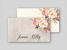 45 Creative Guest Name Card Template With Stunning Design with Guest Name Card Template