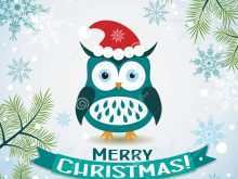 45 Creative Owl Christmas Card Template Photo by Owl Christmas Card Template