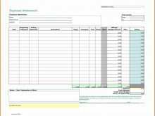 Monthly Invoice Spreadsheet Template