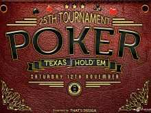 45 Customize Poker Tournament Flyer Template Word by Poker Tournament Flyer Template Word