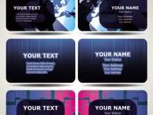 45 Customize Tech Name Card Template With Stunning Design with Tech Name Card Template