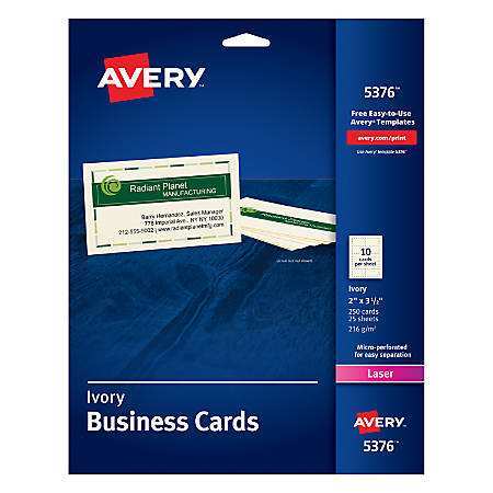 45 Format Avery Business Card Template C32024 PSD File with Avery Business Card Template C32024