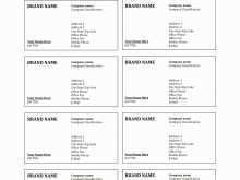 45 Format Name Card Template Free Download Word for Ms Word by Name Card Template Free Download Word