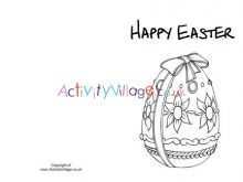 45 Free Easter Card Egg Template Layouts with Easter Card Egg Template