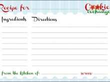 45 Free Holiday Recipe Card Template For Word Templates by Holiday Recipe Card Template For Word