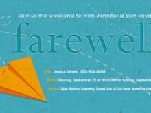 45 Free Printable Farewell Invitation Card Templates Photo with Farewell Invitation Card Templates