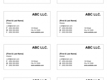 45 Free Printable Microsoft Name Card Template Layouts with Microsoft Name Card Template