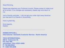 45 Free Printable Proforma Invoice Email Example Maker by Proforma Invoice Email Example