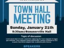 45 Free Printable Town Hall Flyer Template for Ms Word by Town Hall Flyer Template