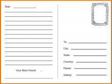 45 Free Writing A Postcard Template Layouts with Writing A Postcard Template
