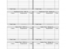 45 How To Create Four Year Class Schedule Template Formating by Four Year Class Schedule Template