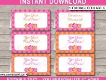 45 Online Food Tent Card Template Free Download Layouts with Food Tent Card Template Free Download