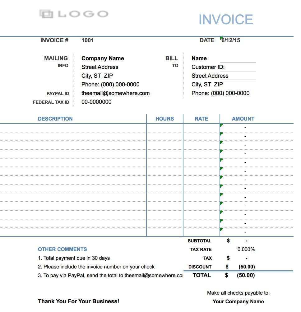 45 Online Hourly Rate Invoice Template Free Formating With Hourly Rate Invoice Template Free Cards Design Templates