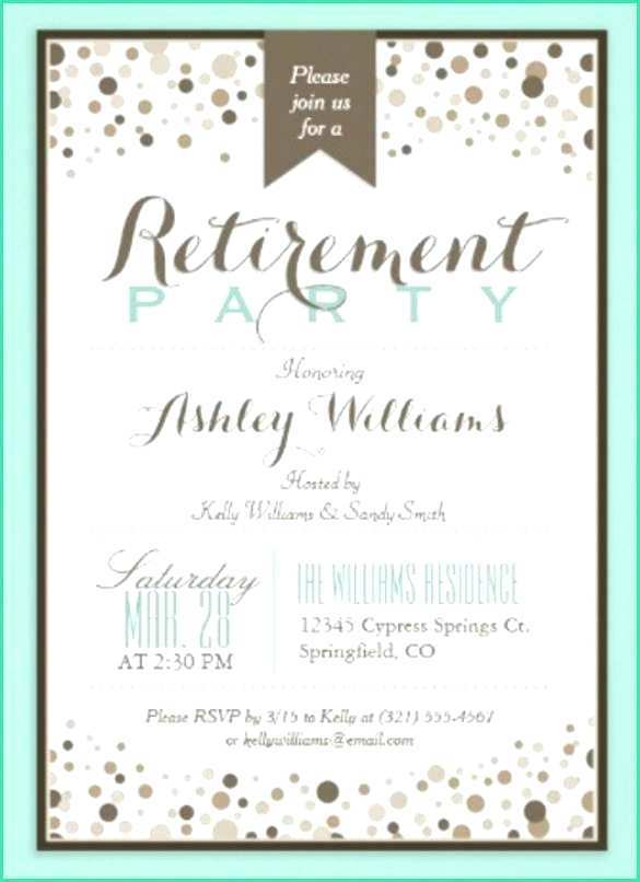 Retirement Flyer Template Free