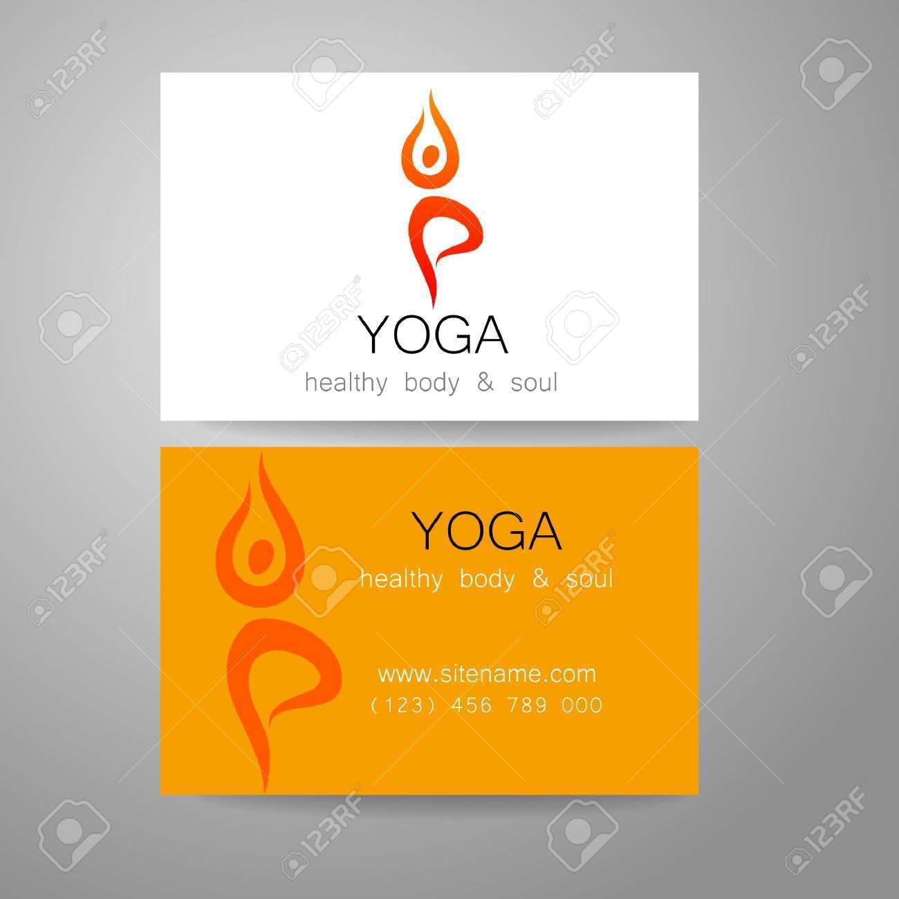 45 Printable Free Yoga Business Card Templates Templates with Free Yoga Business Card Templates