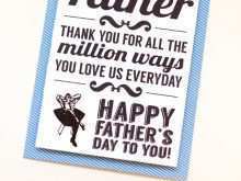 45 Printable Homemade Father S Day Card Template Now for Homemade Father S Day Card Template