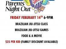 45 Printable Parents Night Out Flyer Template Free For Free with Parents Night Out Flyer Template Free