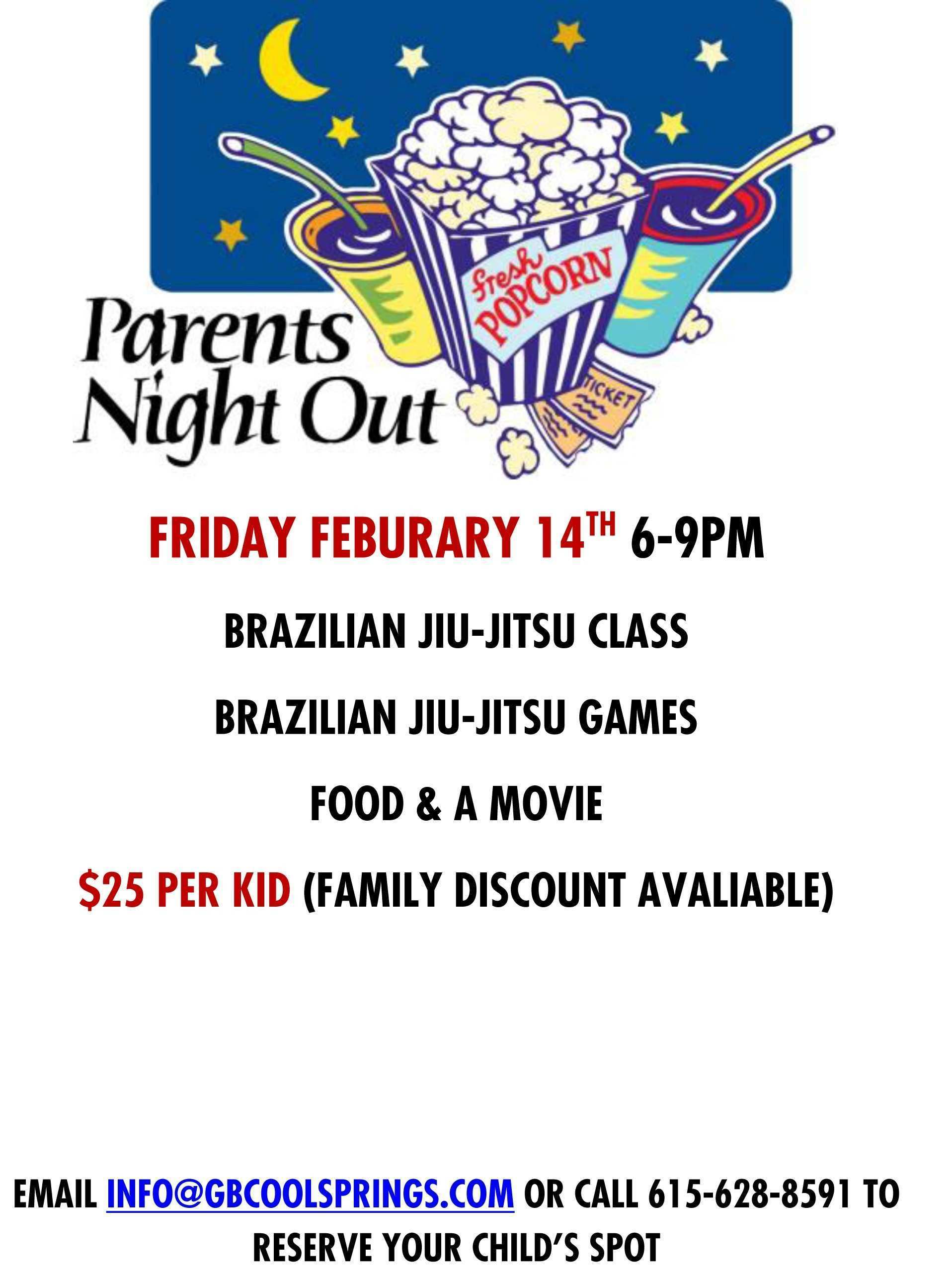 45 Printable Parents Night Out Flyer Template Free For Free with