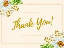 45 Printable Thank You Card Template Gold Layouts by Thank You Card Template Gold