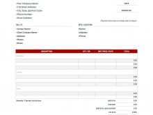 45 Report Invoice Template For A Contractor For Free with Invoice Template For A Contractor
