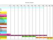45 Report Production Schedule For An Event Template Now for Production Schedule For An Event Template