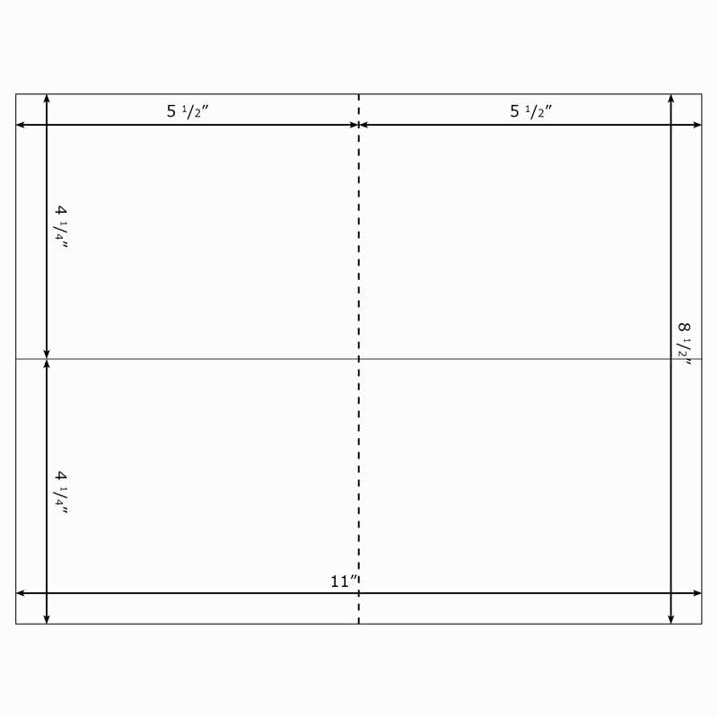 4x6 Index Card Printing Template